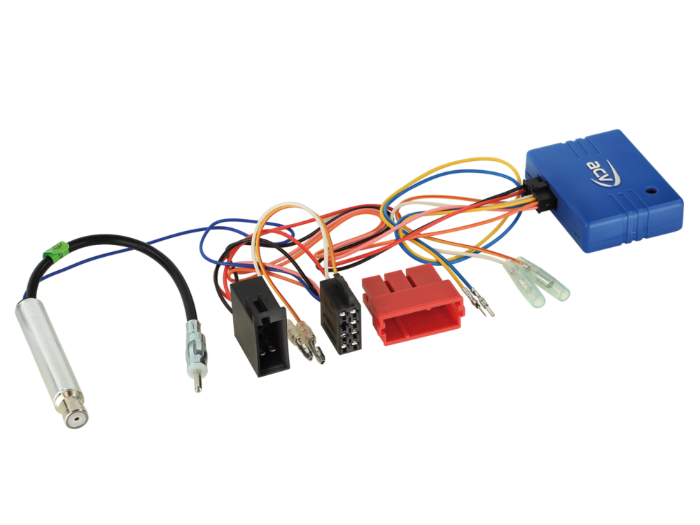 ACV 12-1321-46-15 | CAN-BUS Adapter Kit Audi ISO  ISO mit Antennenadapter